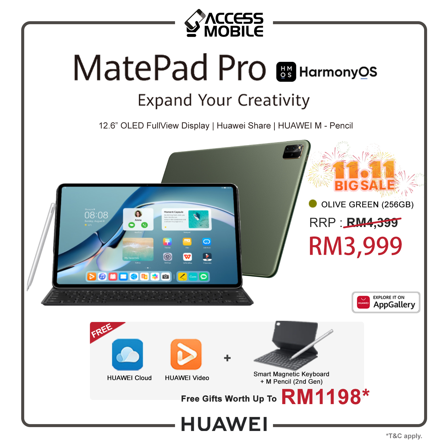 MatePad Pro 12.6 green