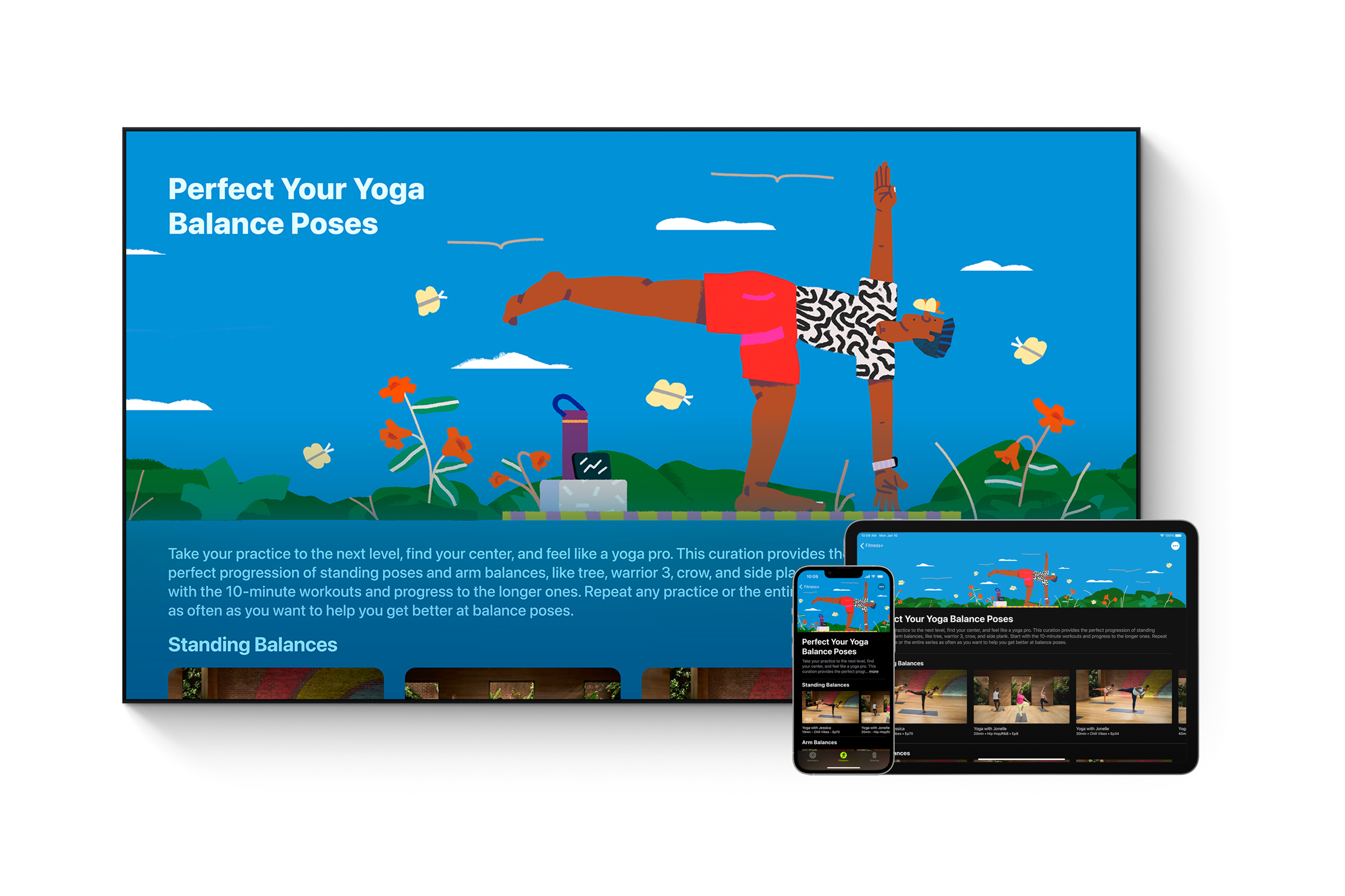 Apple Fitness Collections Yoga Screen