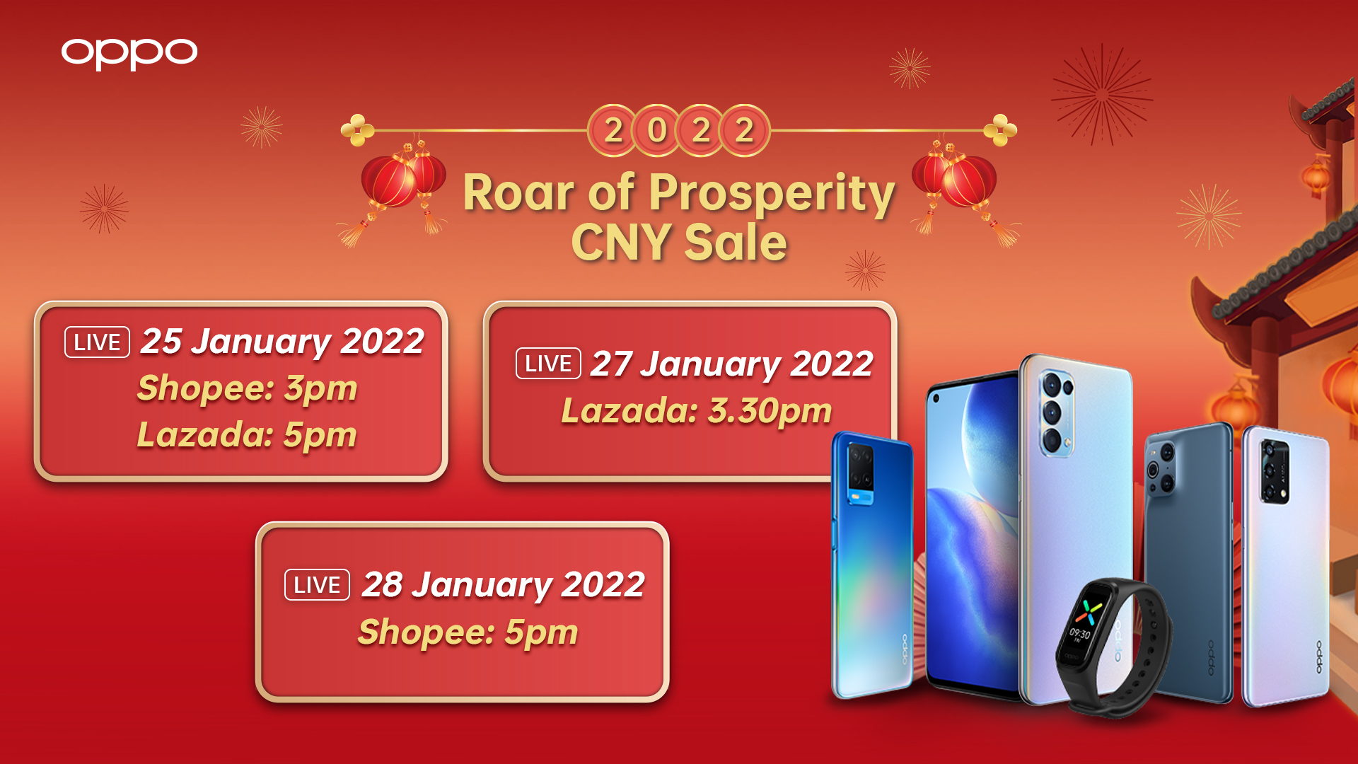 Pic 2 Roar of Prosperity CNY Sale Live Stream on Shopee and Lazada