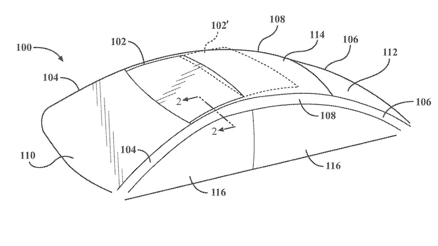 Apple Car sunroof patent