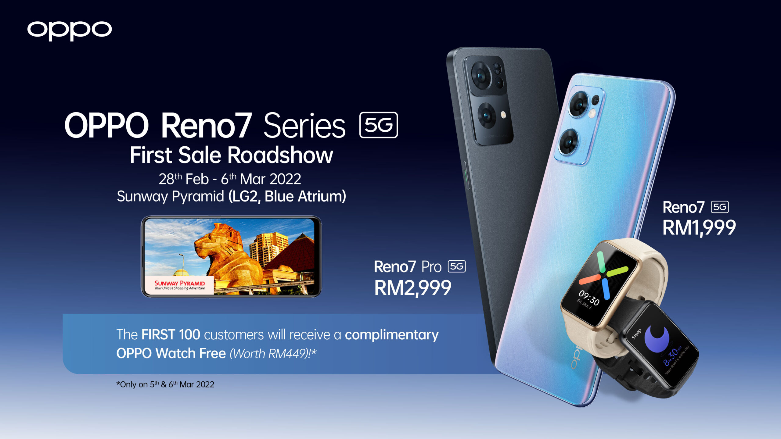 OPPO Reno7 series 5G First Sale Roadshow scaled