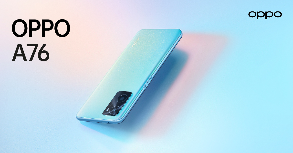 Pic 2 OPPO A76 Glowing Blue 1