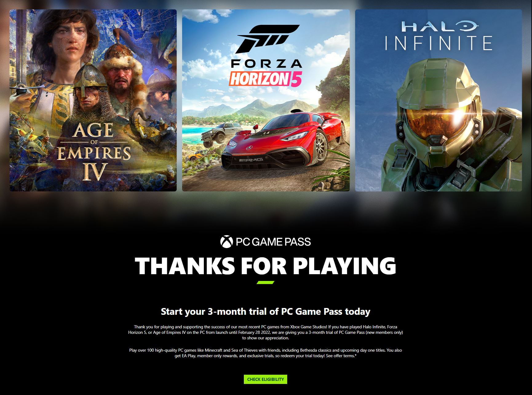 pc game pass free trial