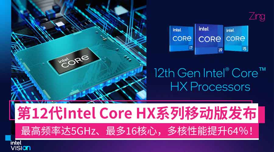 12th Gen Intel Core HX Processors cover