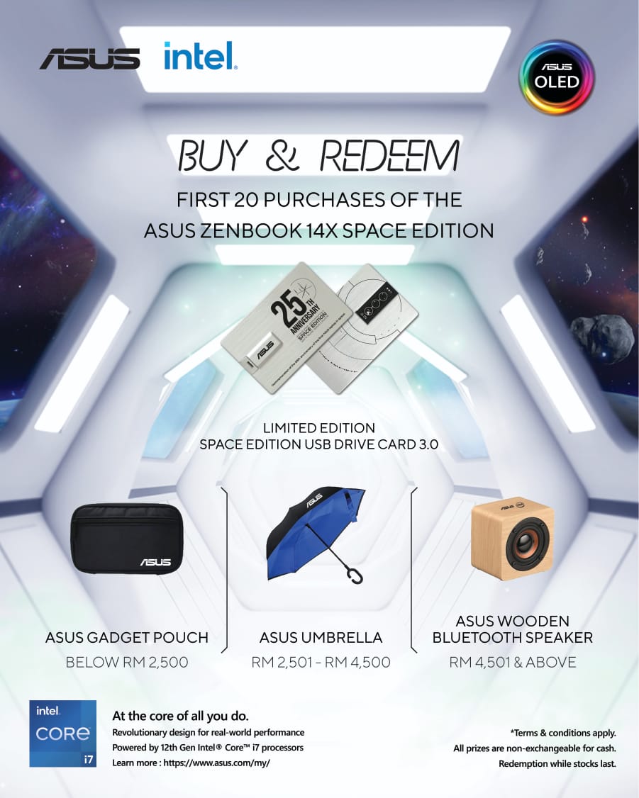 Buy and Redeem Promotion at 2022 ASUS Zenbook Grand Launch