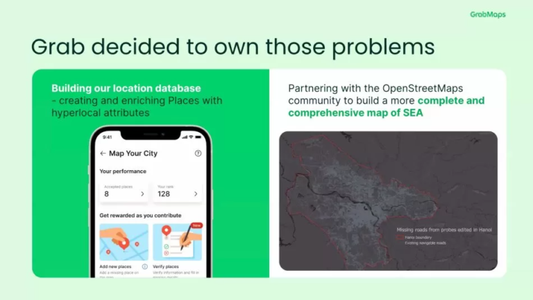 Grabmaps Logo Grab推出GrabMaps数字地图:涵盖东南亚地区+提供路线选择、交通情况、距离和时间计算等!