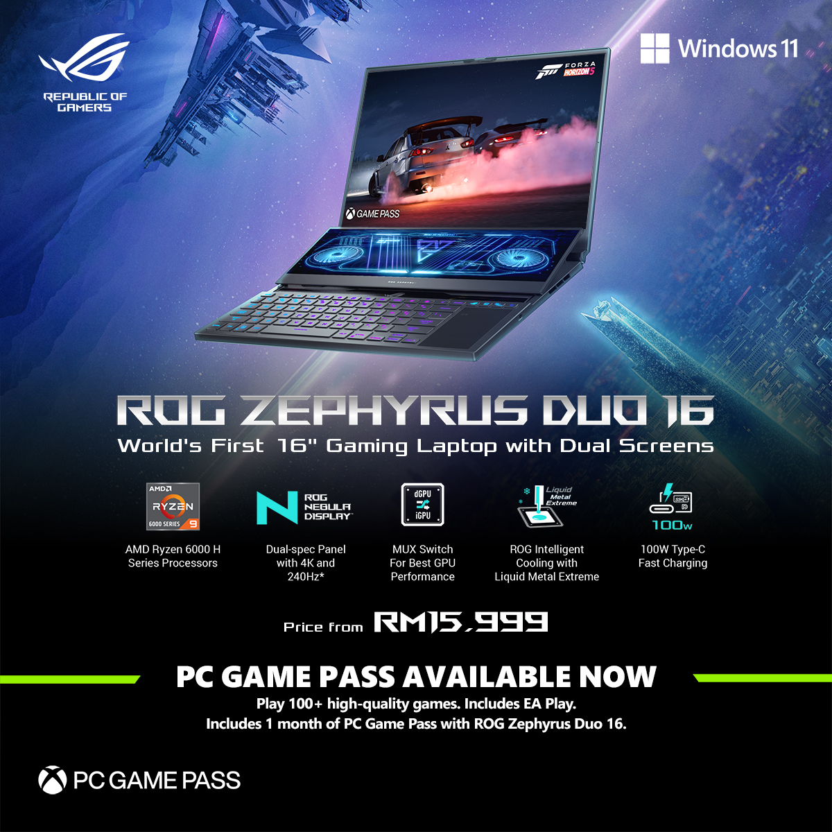 ROG Zephyrus Duo 16 pricing