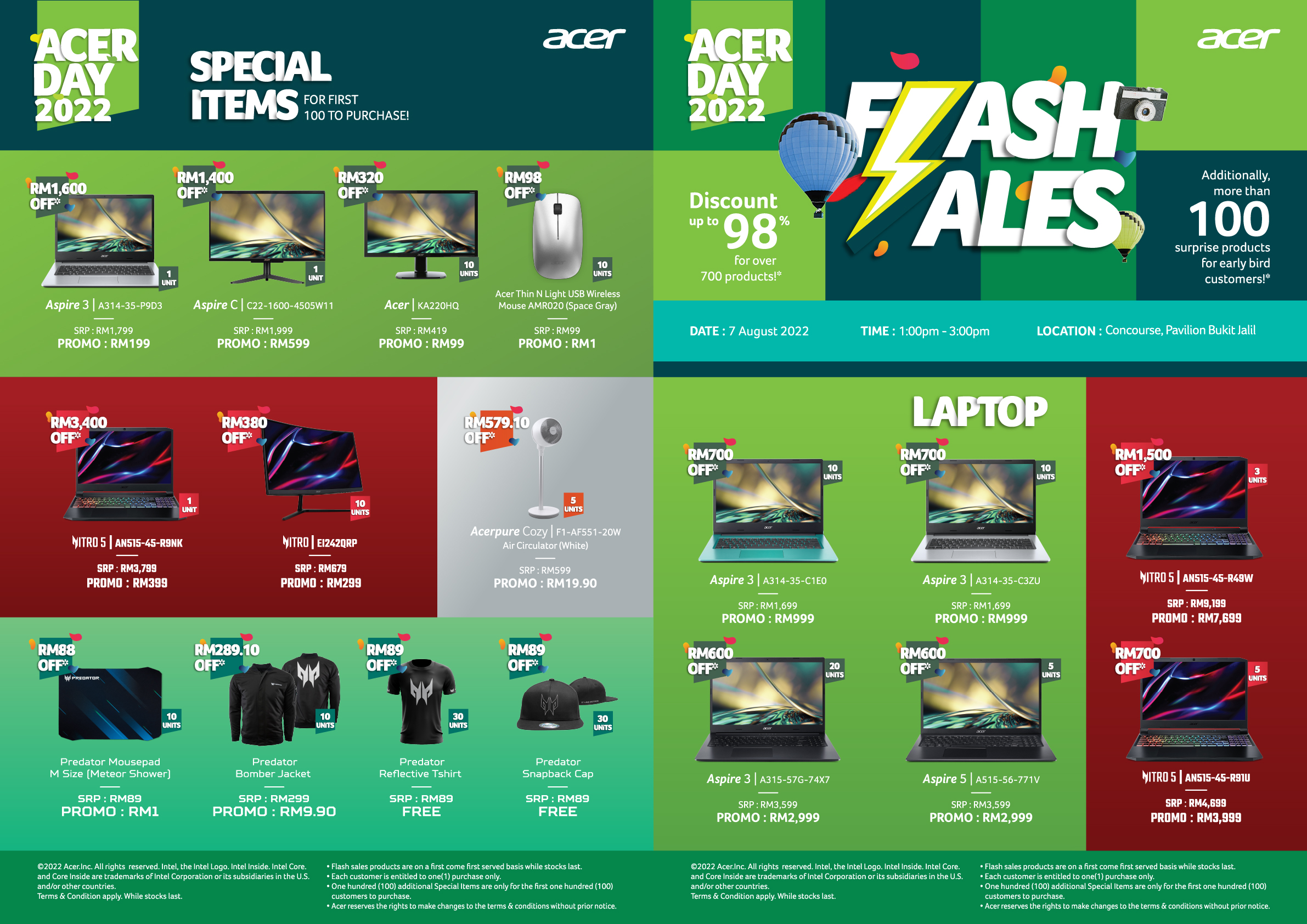 Acer Day 2022 Flash Sales 2