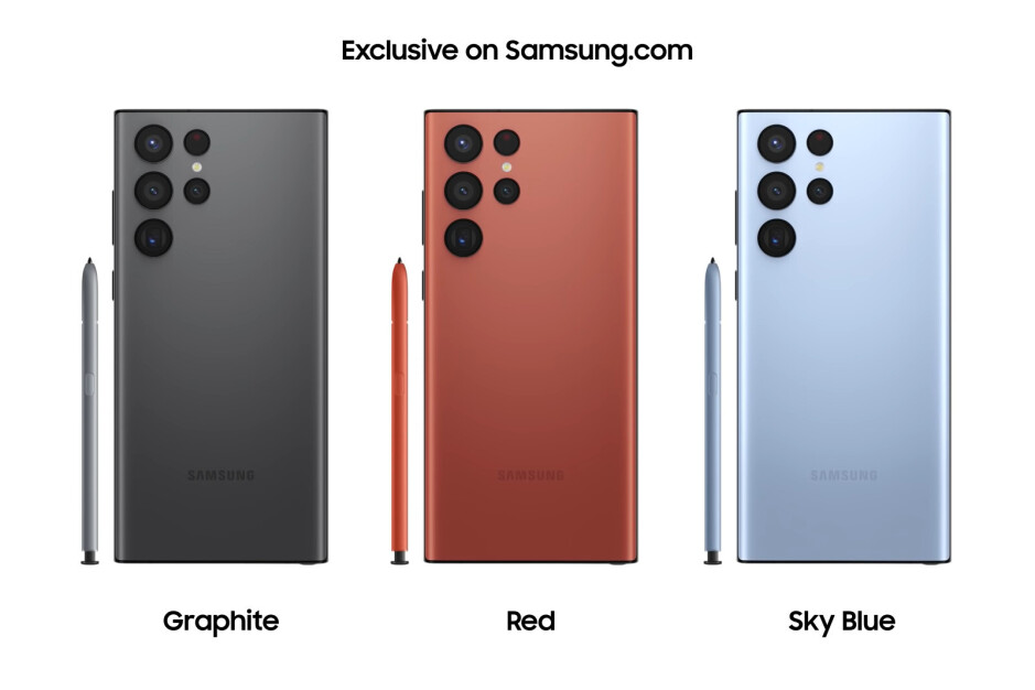 galaxy s22 ultra exclusive colors
