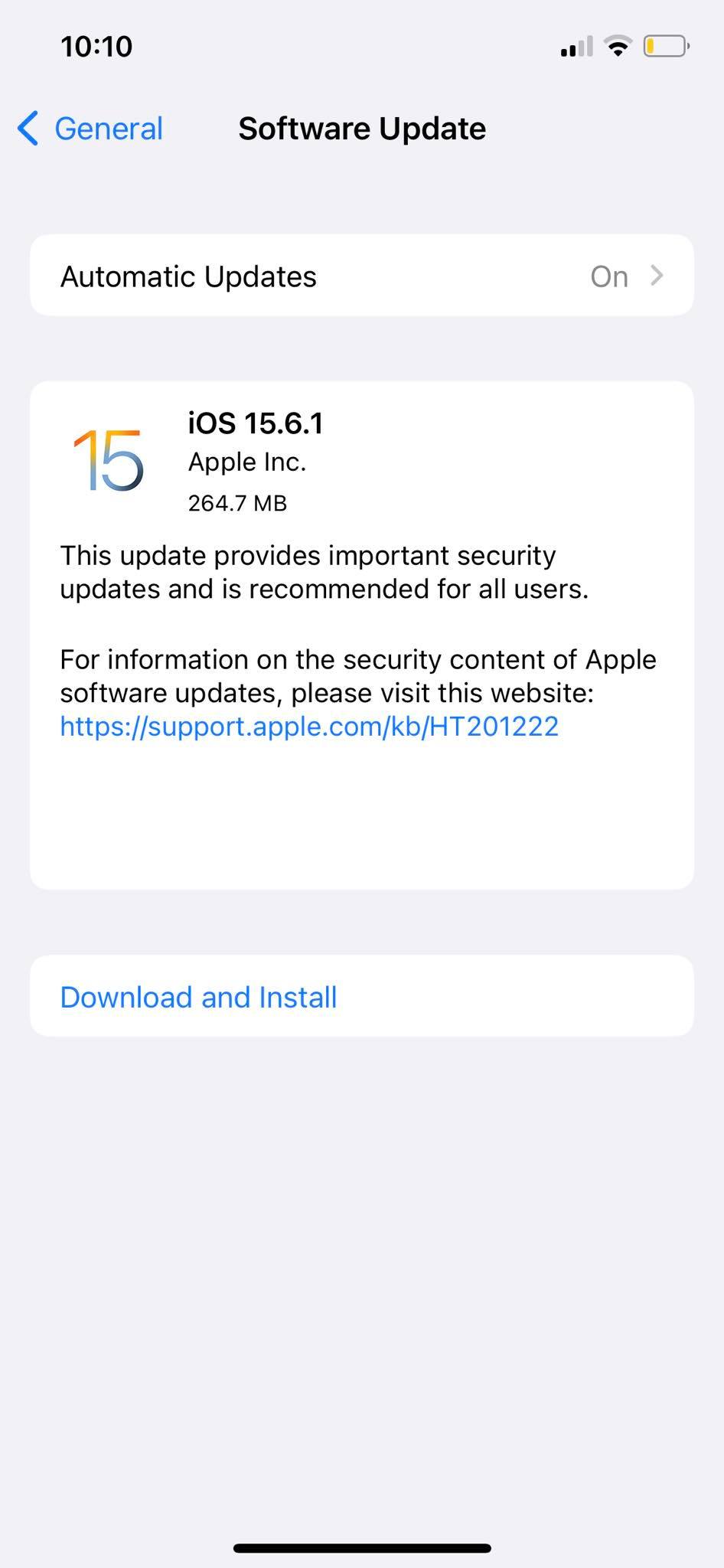 iOS 15.6.1 1