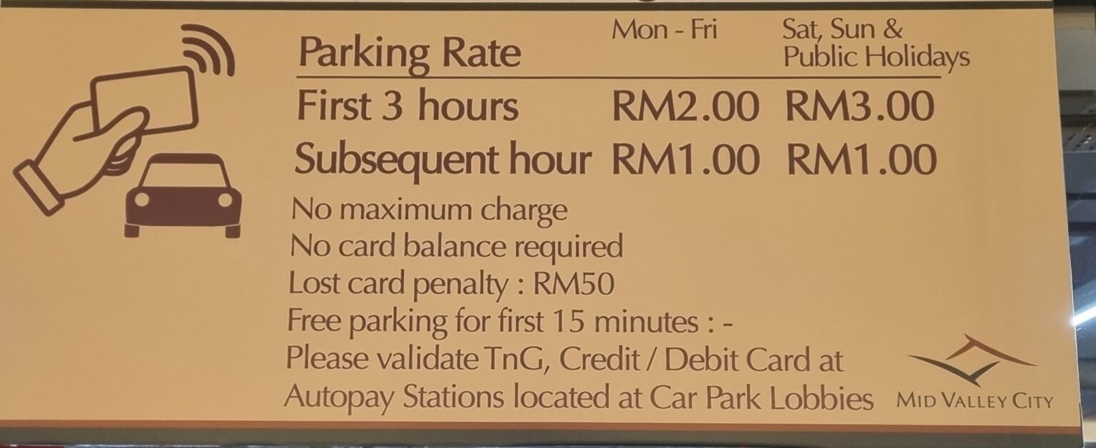mid valley parking