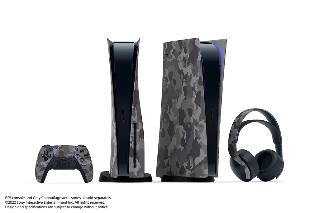 ps5 Gray Camouflage Collection 4