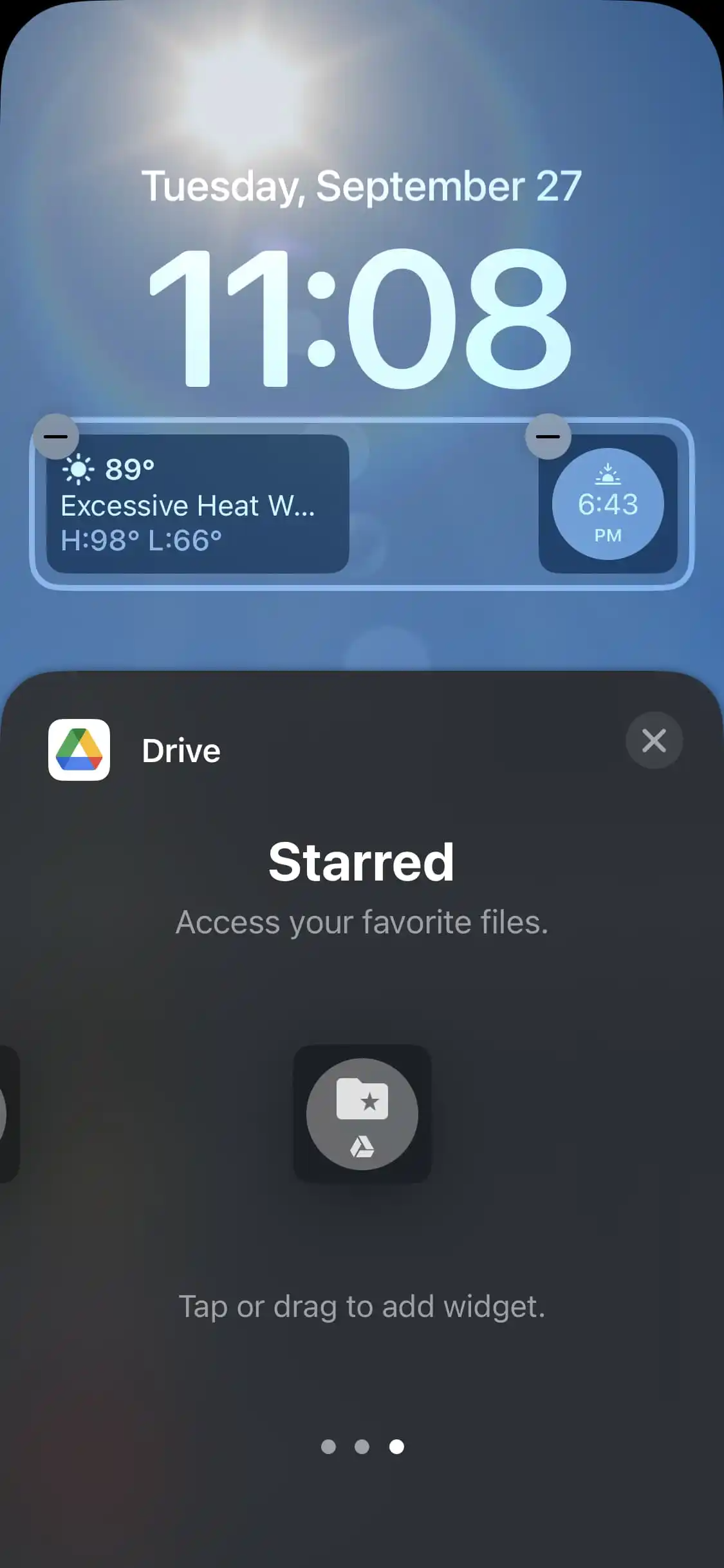 Google Drive Widget 1