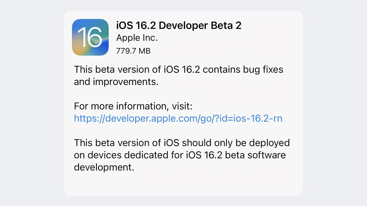 iOS 16.2 