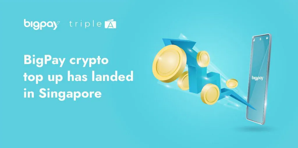 BigPay Crypto Top Up Feature Singapore 1