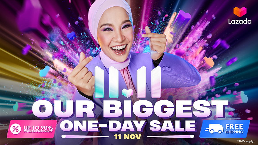 Lazada 11.11 Our Biggest One Day Sale ENG
