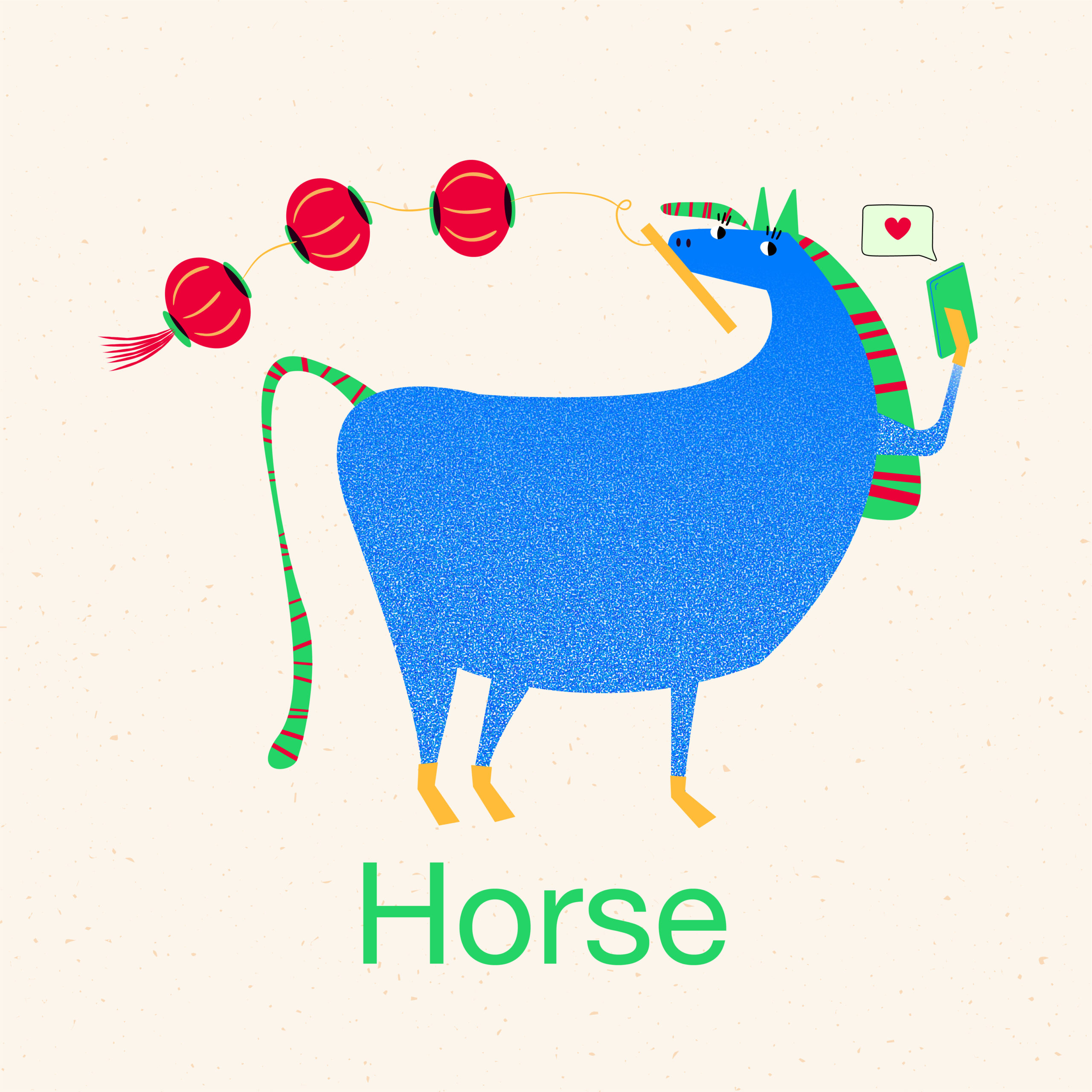 WA CNY illustrations horse scaled
