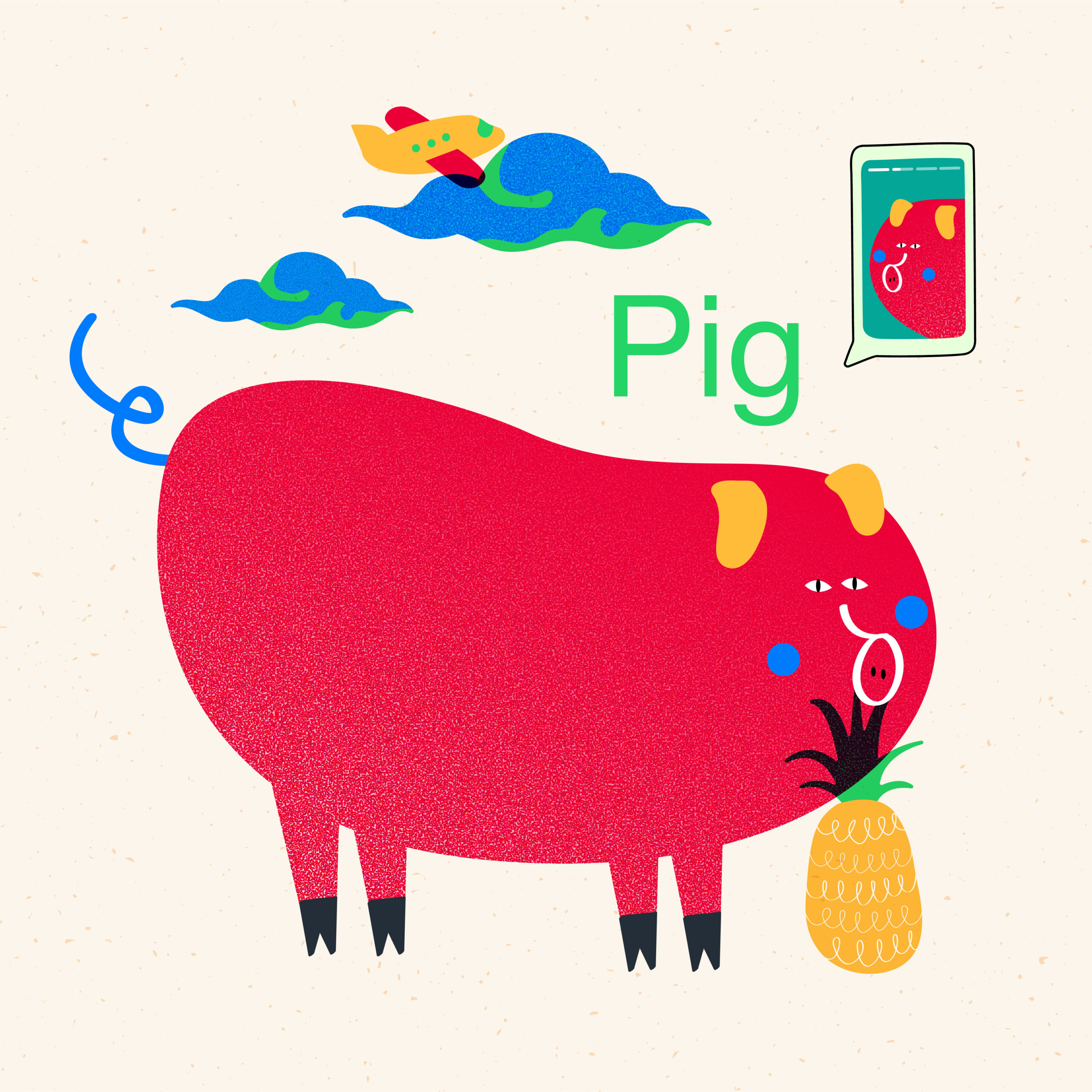 WA CNY illustrations pig scaled