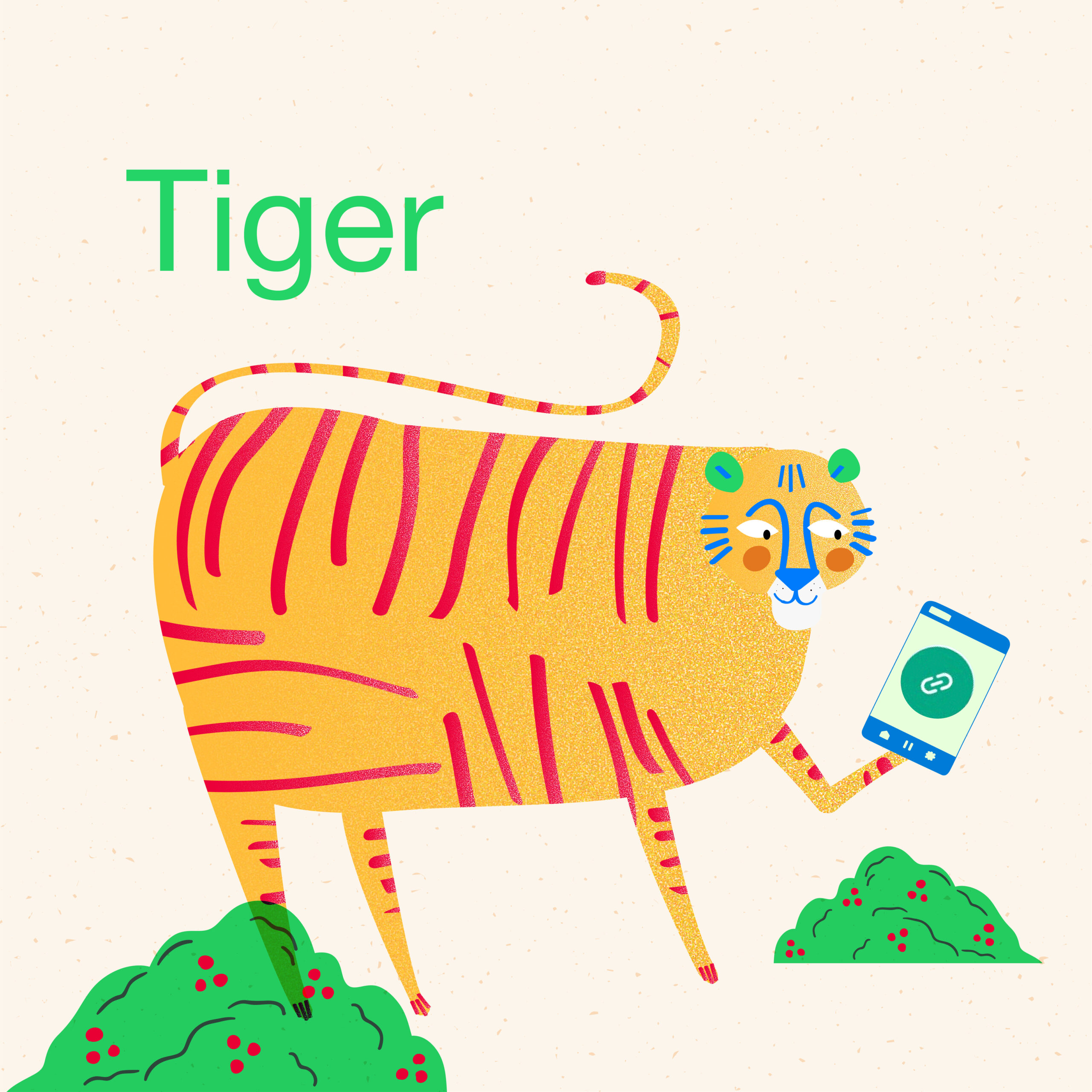 WA CNY illustrations tiger scaled