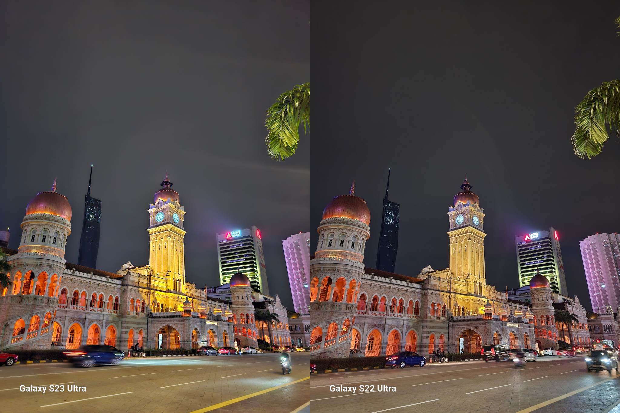 夜拍对比 4