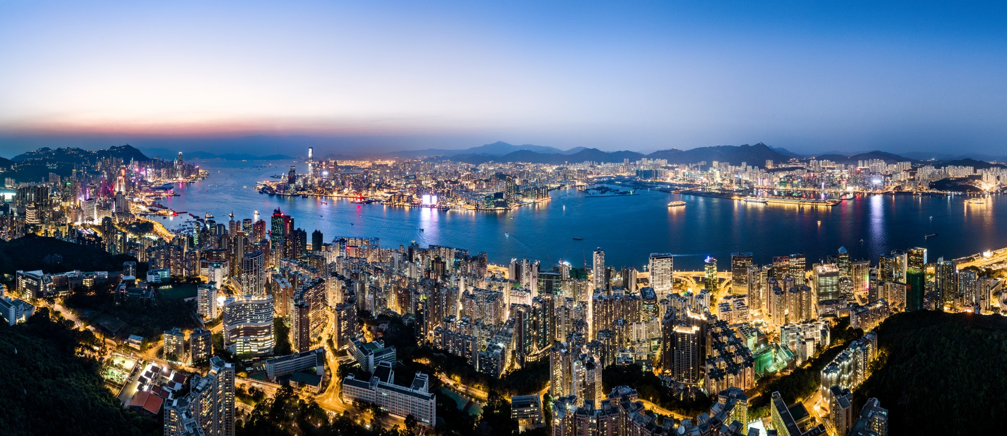 Hong Kong 2022 Skyline from New Angle 01 Infinity City