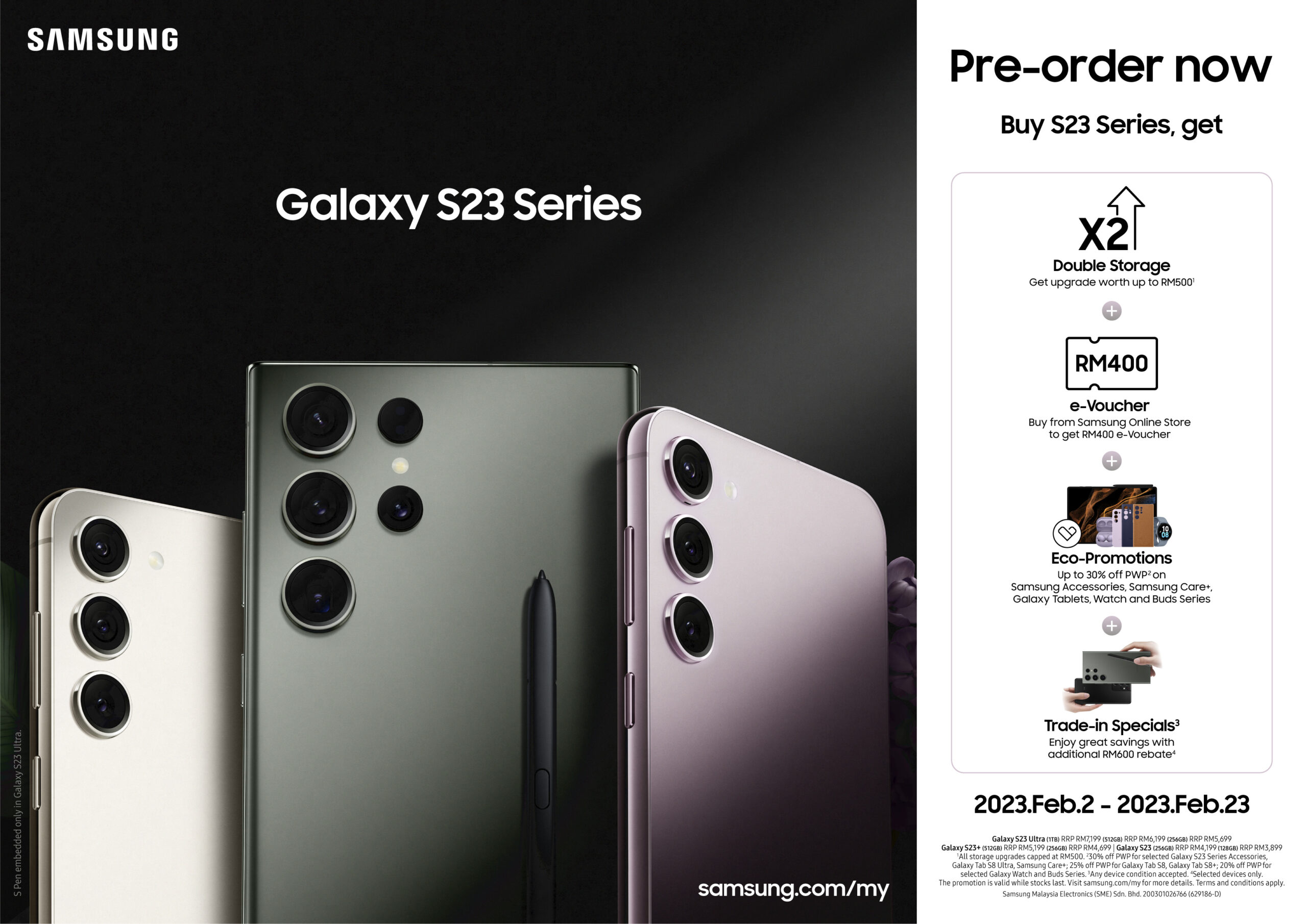 Pre order offers on Samsung Malaysias official website scaled