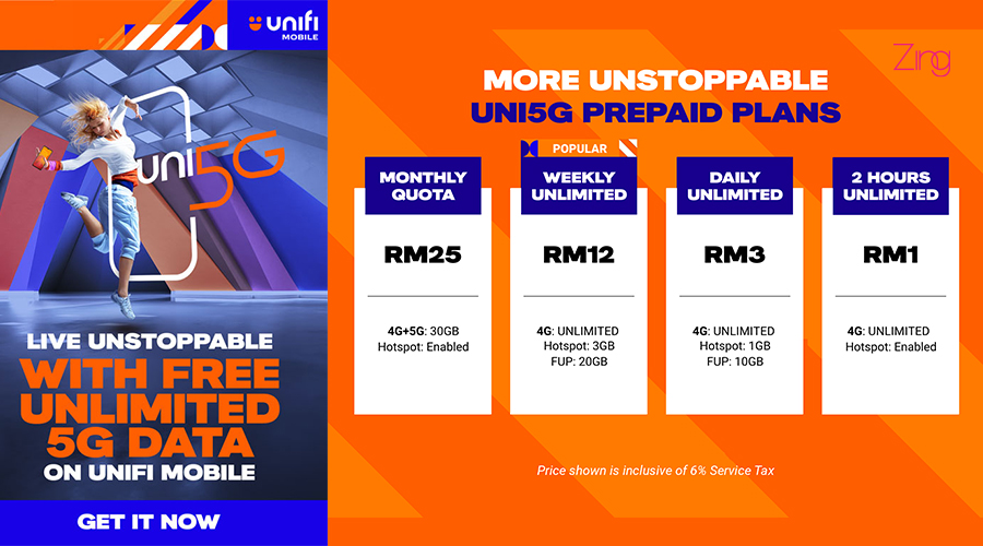 Unifi Mobile 5G CP