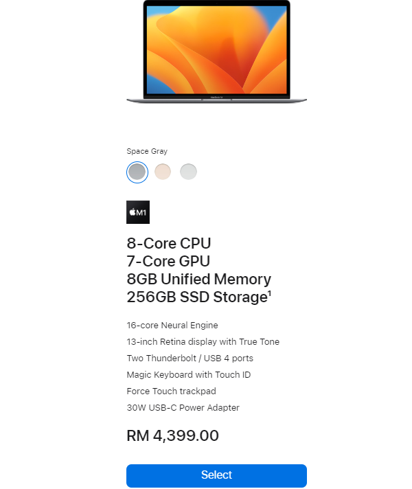 低价买平板就趁现在!Apple推2023教育优惠:买Mac或iPad系列最高可享RM1280折扣,还送第二代AirPods! 6 macbook air m1 normal