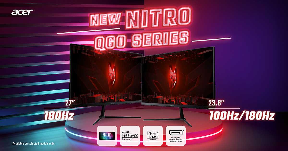 Nitro Monitor Launch PR Banner