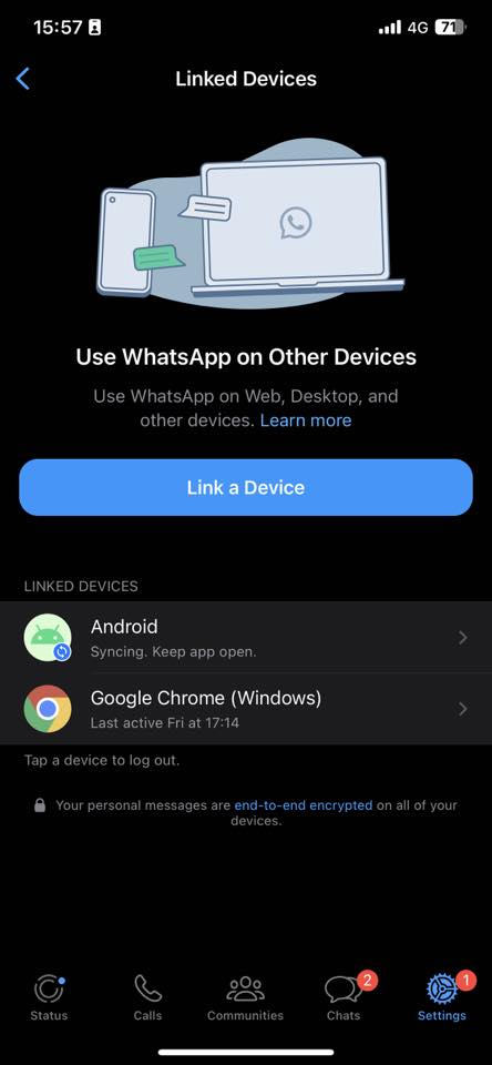 WhatsApp Multi Devices 1