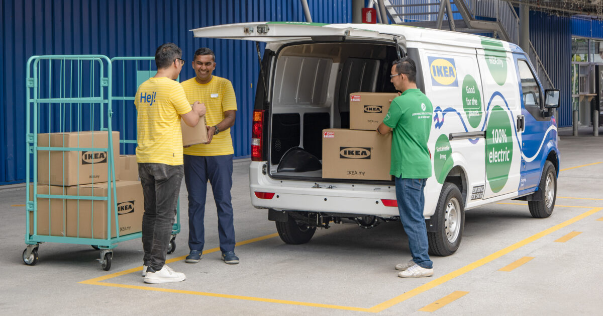 IKEA Malaysia EV last mile delivery 5 1200x628 1