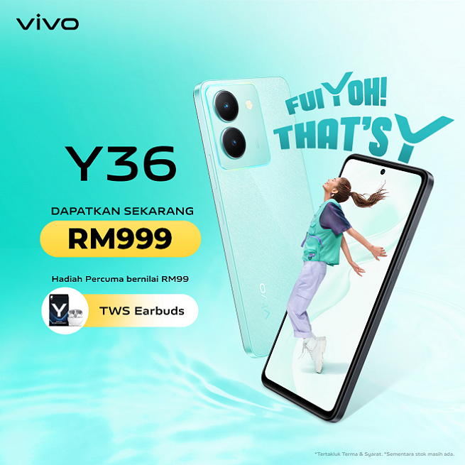 GET Y36 4G AT RM999 NOW