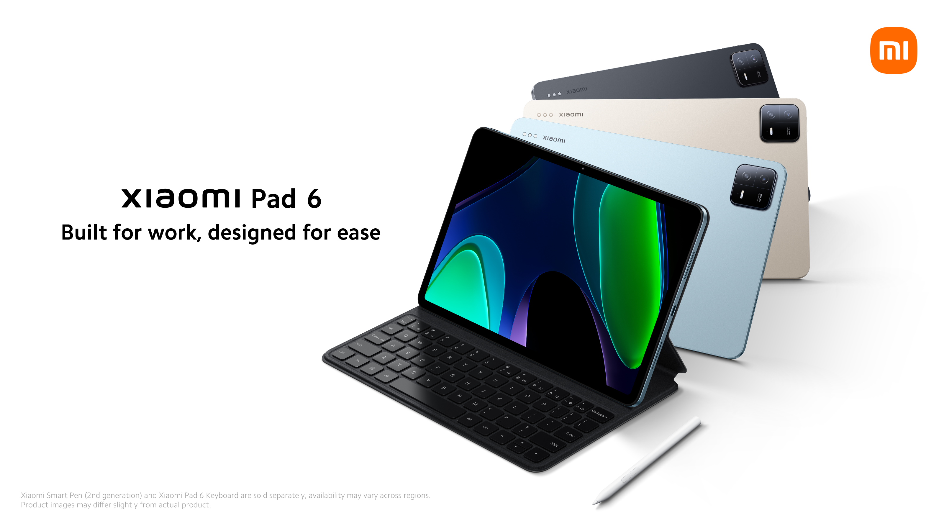 Xiaomi Pad 6 with accessories