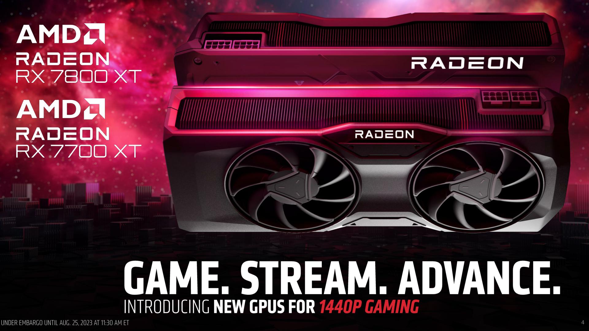 AMD Radeon RX 7800/7700 XT