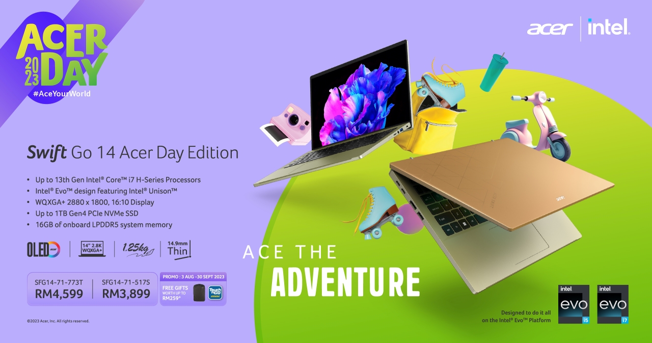 Swift Go 14 Acer Day Edition PR Banner
