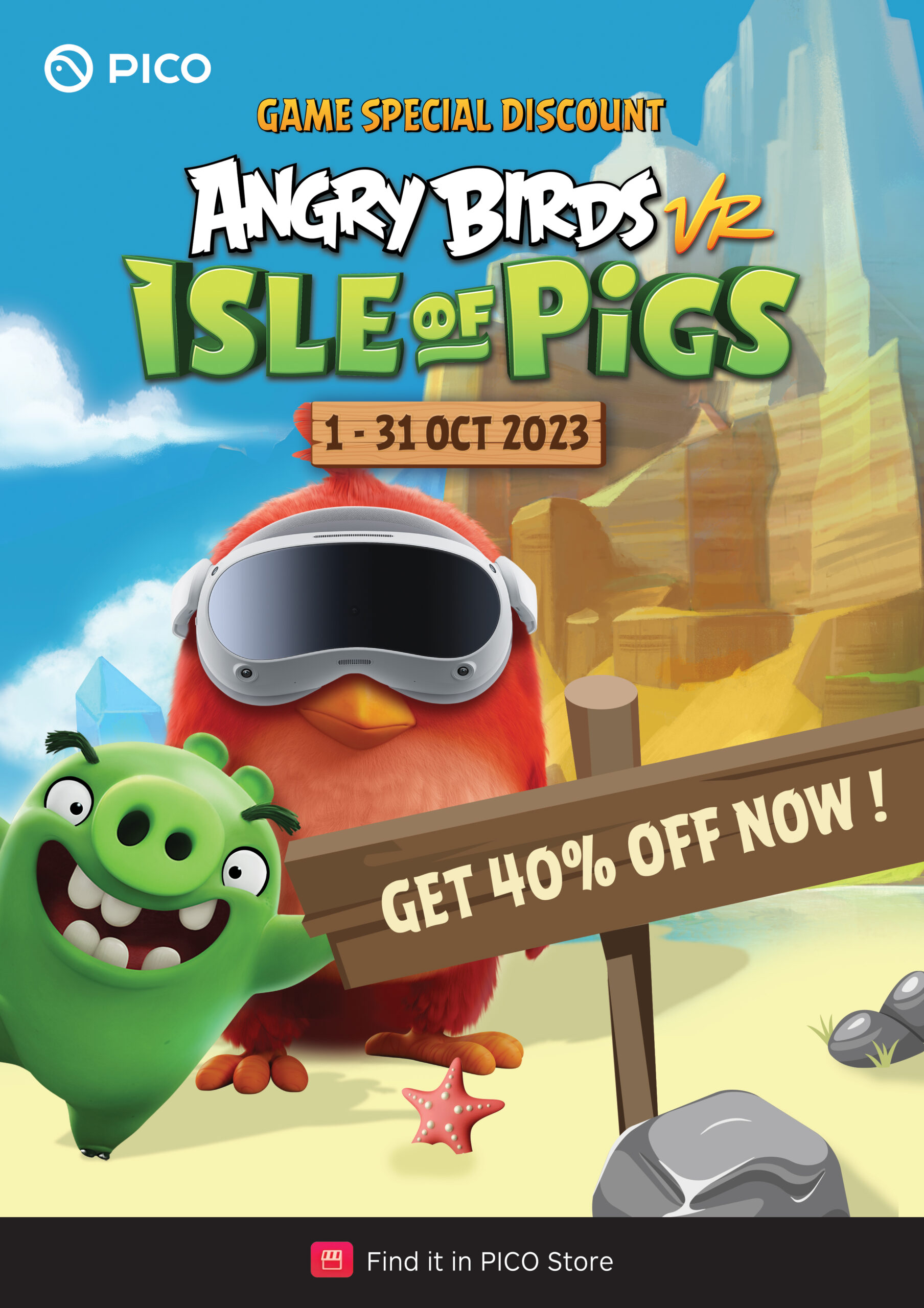 《Angry Birds VR: Isle of Pigs》