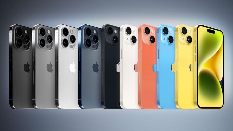 iPhone 15 All Colors Mock Featur 1