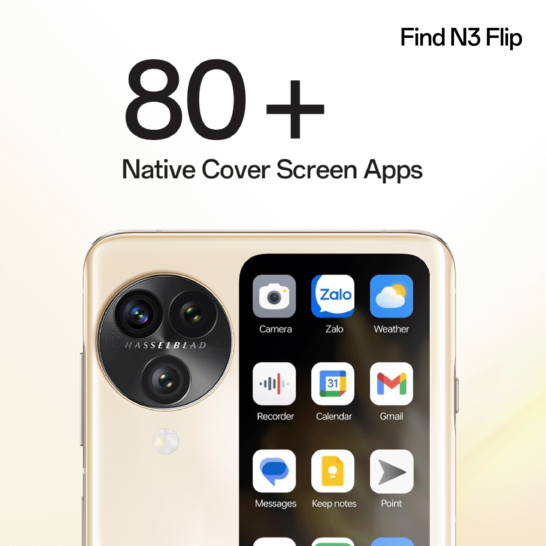 80 Native Cover Screen Apps