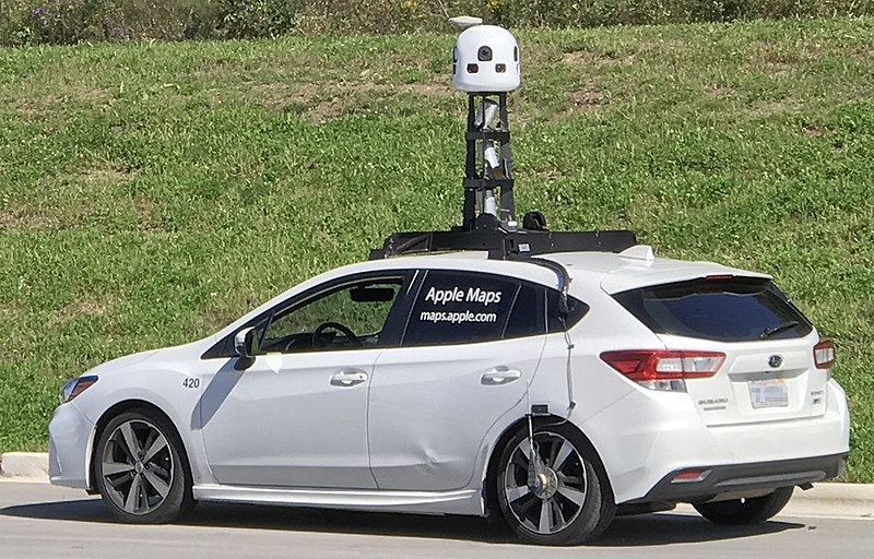 Apple Maps Car 2019