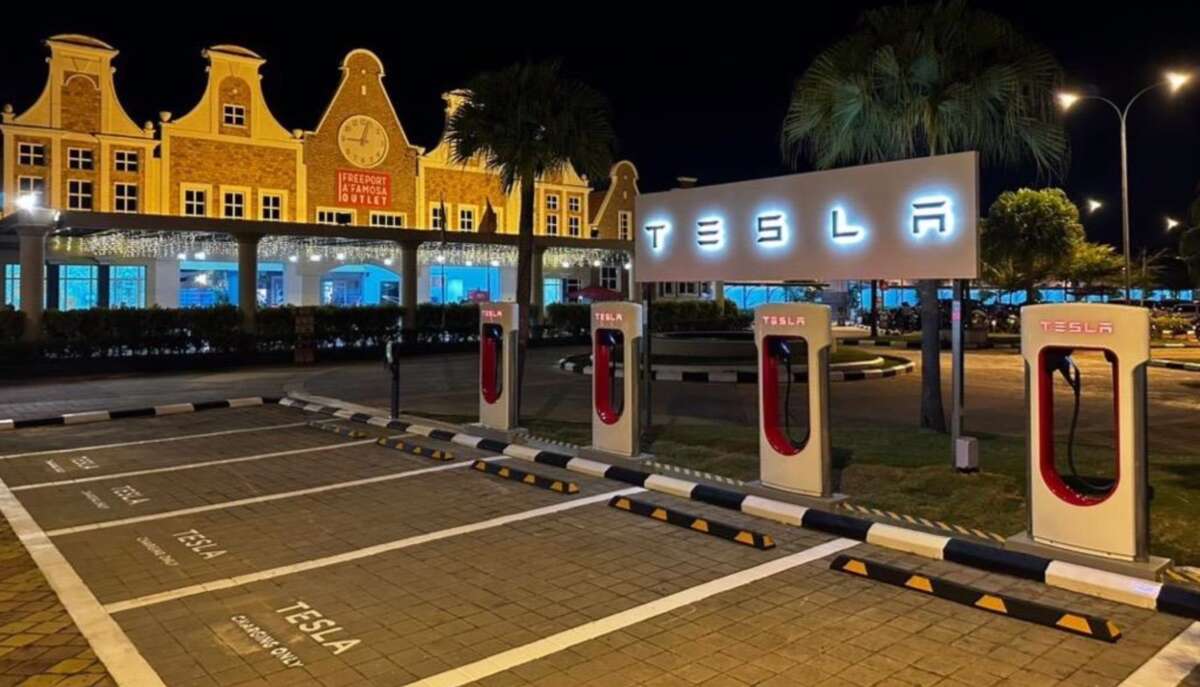 马六甲Tesla Supercharger正式启用 地点在A’Famosa 收费为RM1.25/kWh