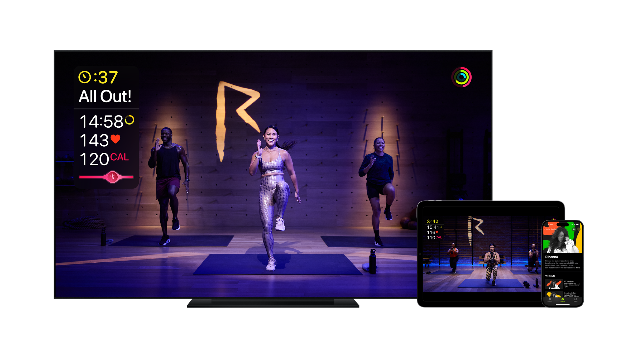 Apple Fitness Plus Artist Spotlight Rihanna Apple TV