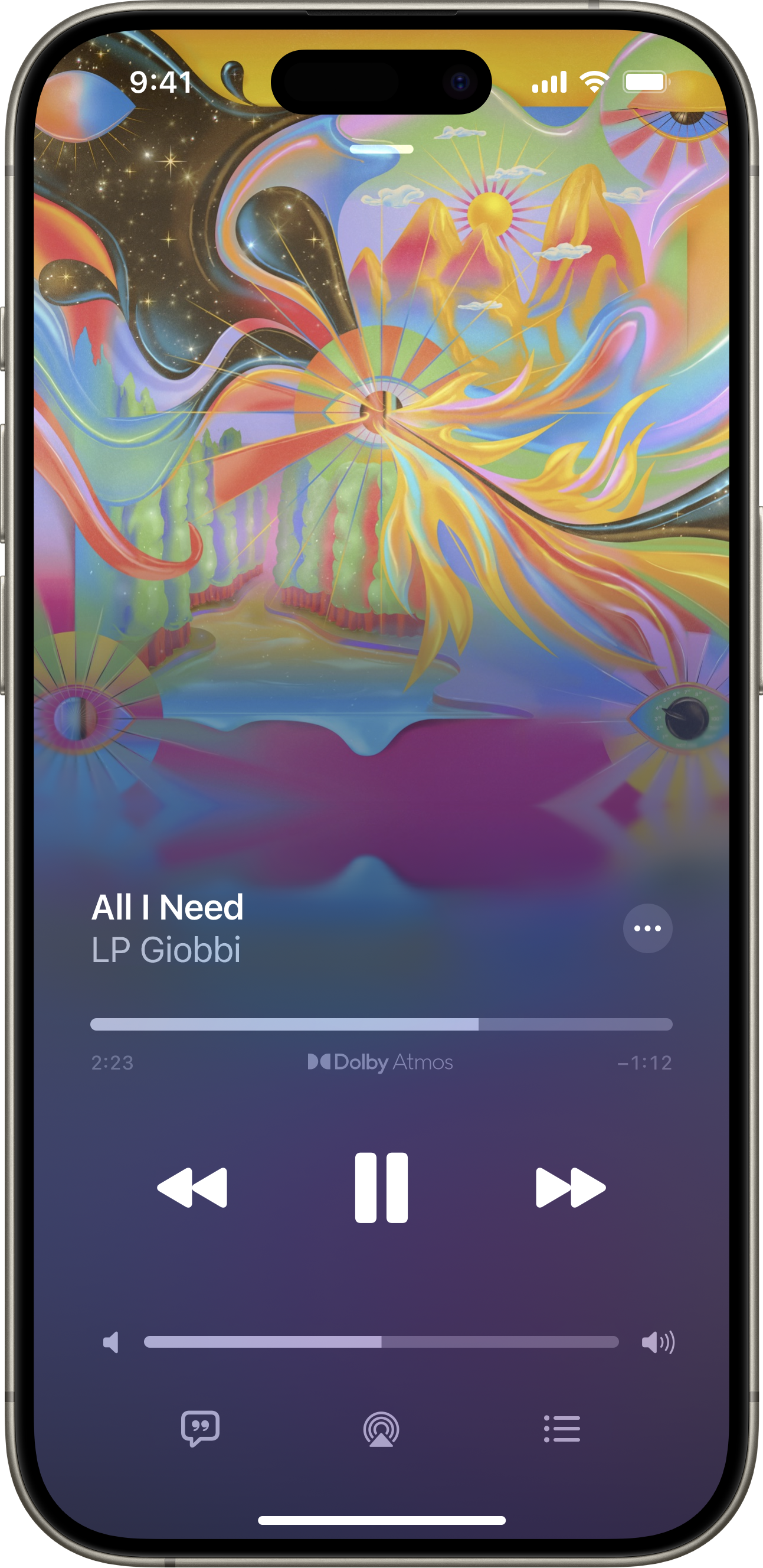 Apple Music Motion in Now Playing