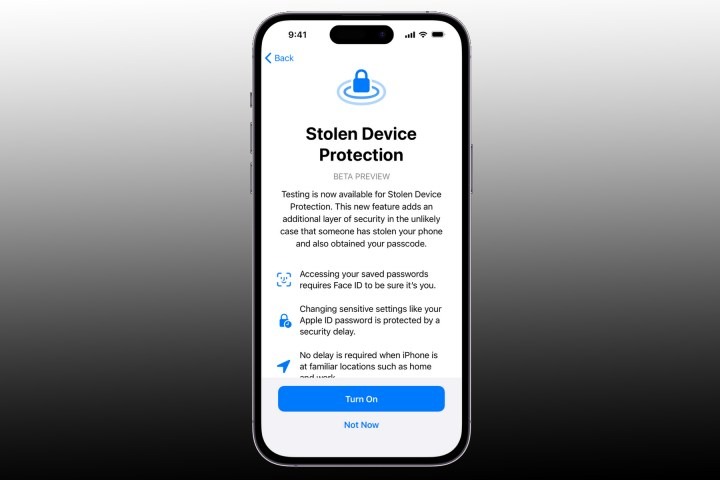 stolen device protection iphone 1