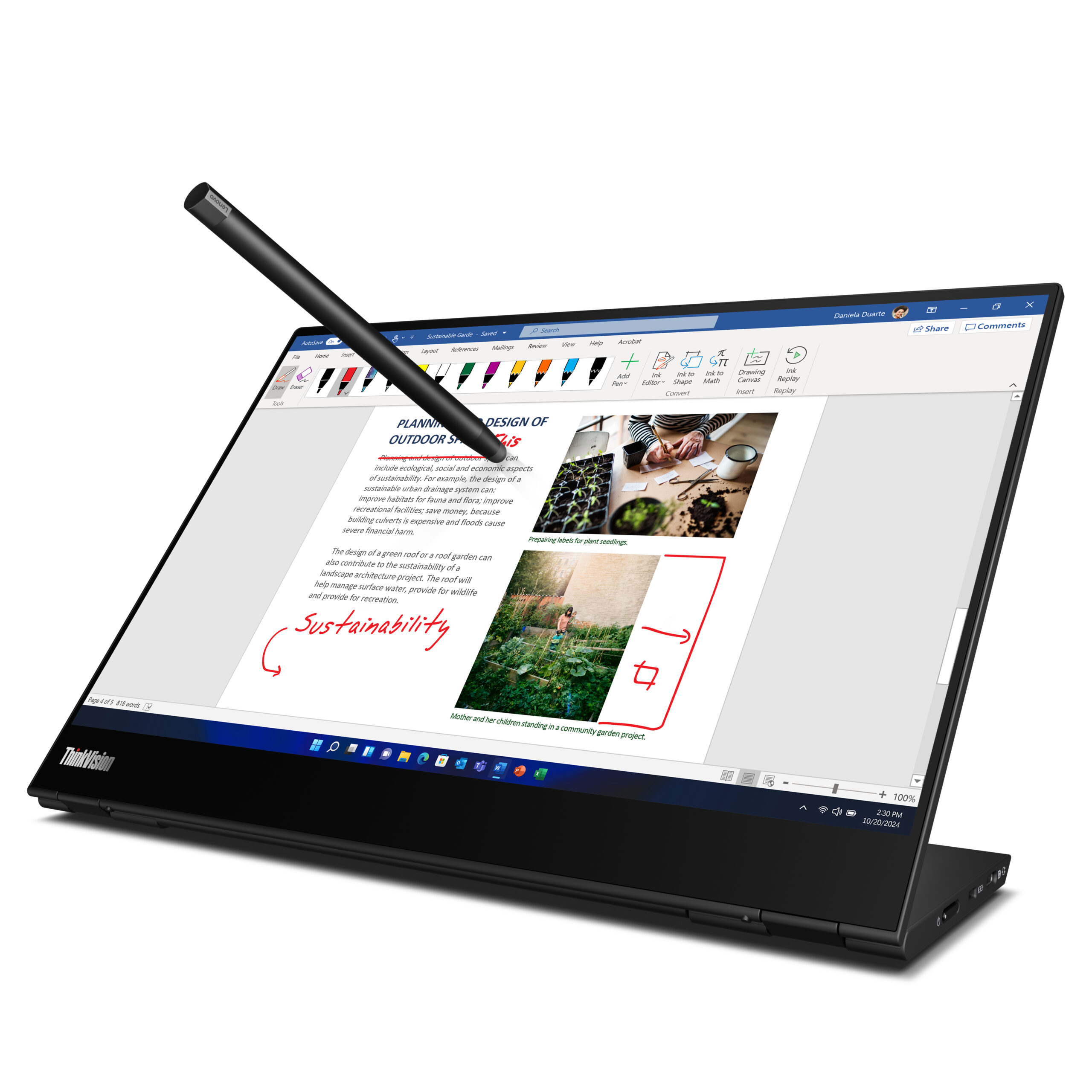 15 Thinkvision M14t Gen 2 Touch Screen Digital Pen scaled