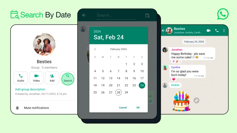 等了好久!!WhatsApp推出“以日期搜索信息”功能! 2 English WhatsApp Search By Date