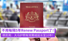 大马护照有效期或延长至10年