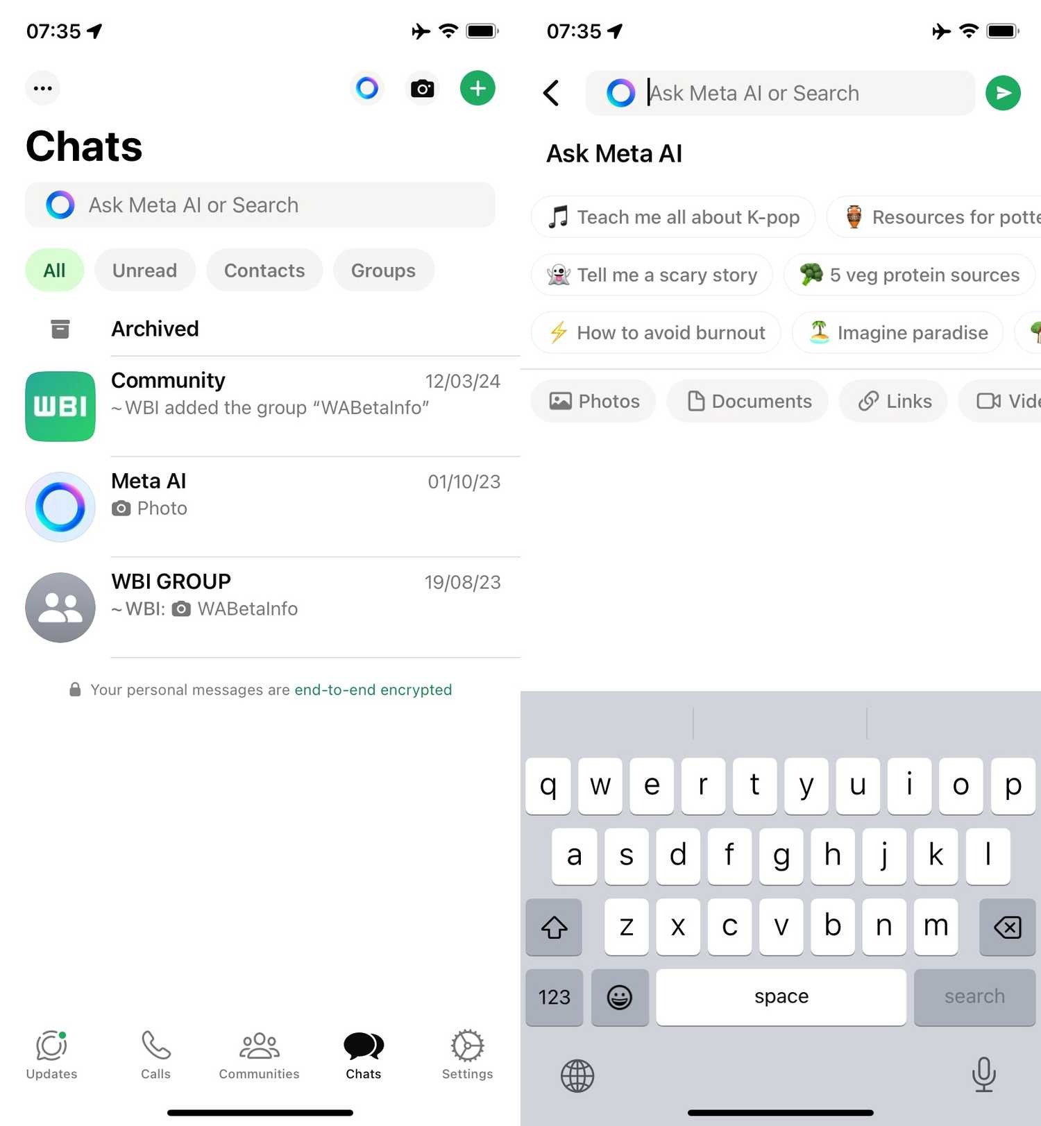 Meta在WhatsApp、Instagram和Messenger开始测试AI服务：问AI问题、生成图片等！