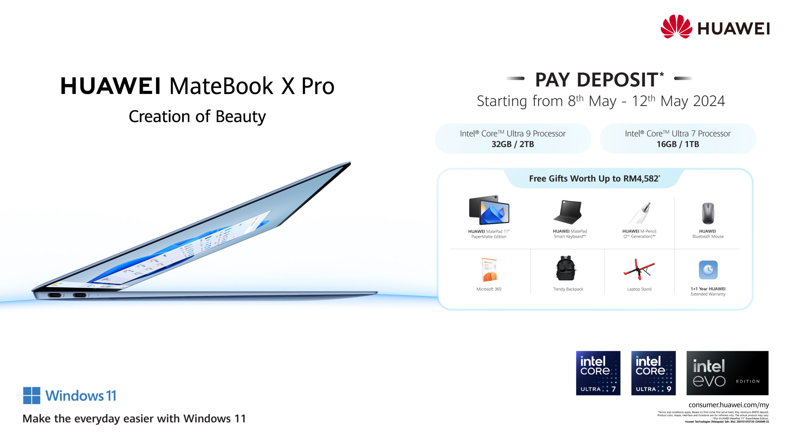 IMAGE 1 HUAWEI MateBook X Pro Early Booking scaled