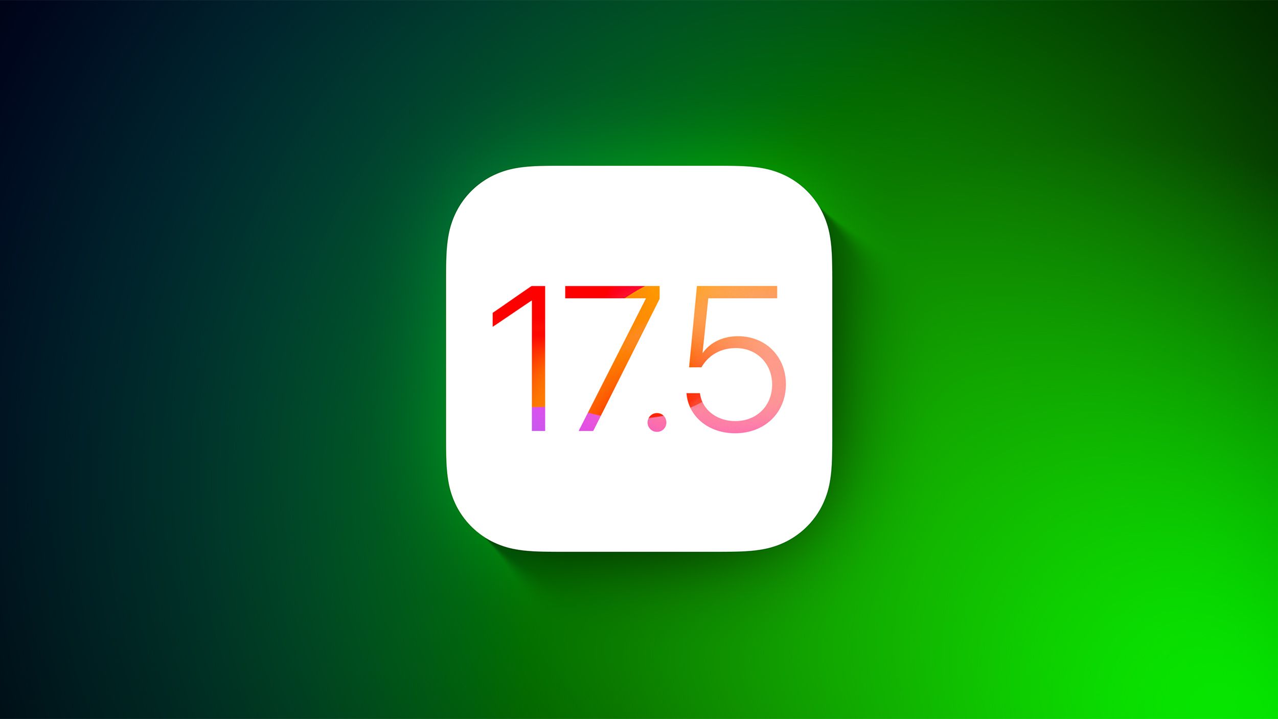 iOS 17.5 Feature Green and Purple