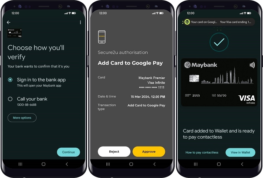 Maybank Credit、Debit卡支持Google Wallet了！这里教你怎么把银行卡加进电子钱包！